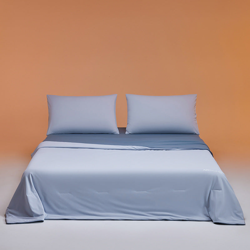 Ladies premium Satin bedding set with elegant structure LoungeYard — product view 3