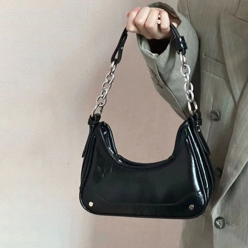Chic Metallic Shoulder Bag LoungeYard — product view 2