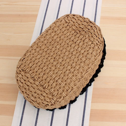 Designer Shoulder Bag Made of Woven Bast LoungeYard — product view 2