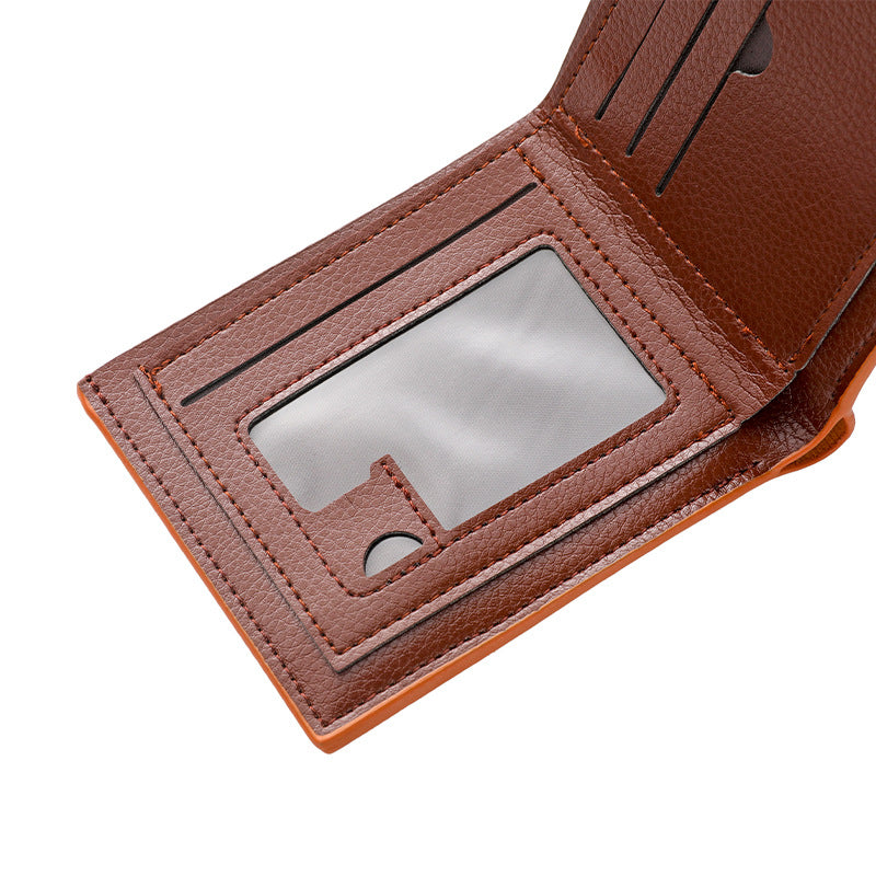 Textured Bi-Fold Leather Wallet LoungeYard — product view 2