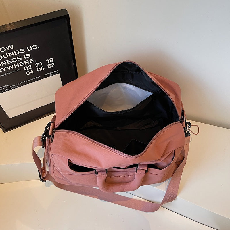 Stylish Sports And Travel Bag With Spacious Interior Compartment LoungeYard — product view 3