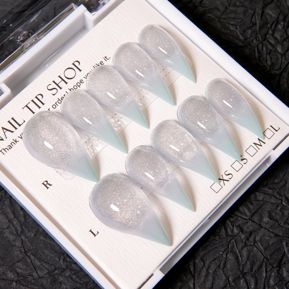 Glittering Stiletto Press-On Nail Set — product view 2
