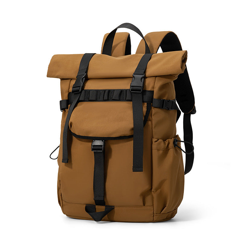Urban Backpack with Flexible Roll Closure and Versatile Compartments LoungeYard — product view 5
