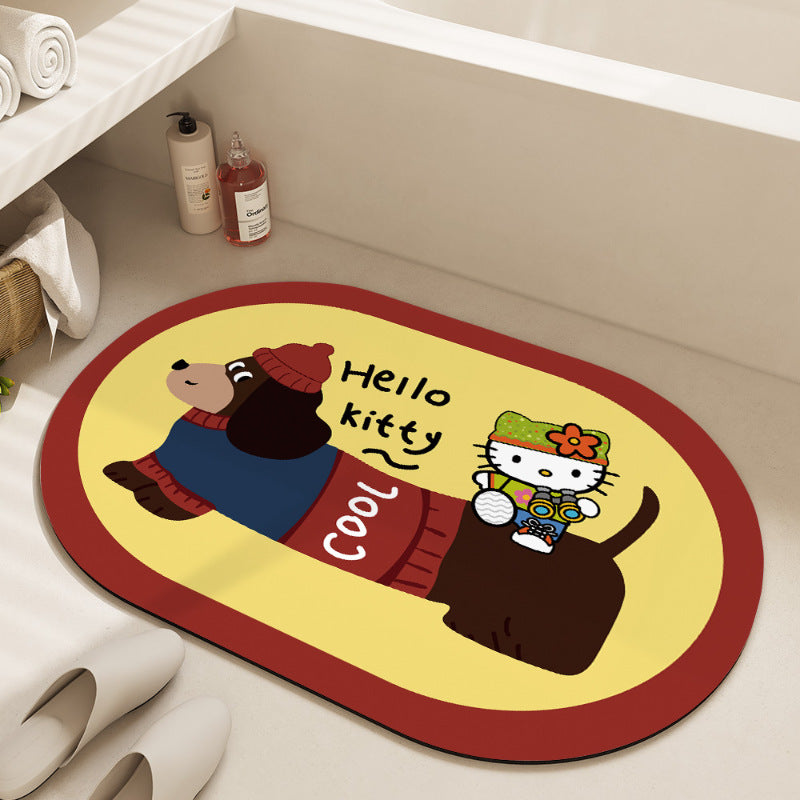 Cartoon Character Bathroom Mat — product view 5