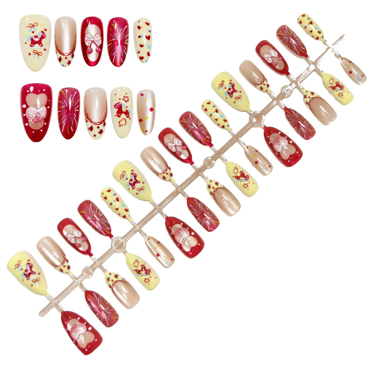 Playful Party-Themed Press-On Nails — product view 5