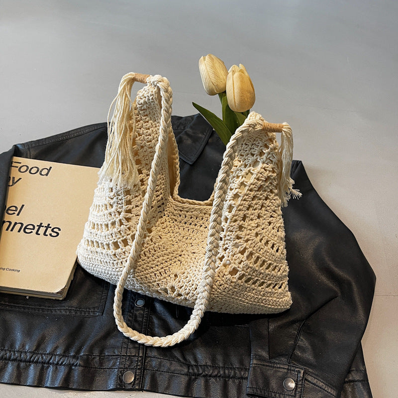 High-Quality Crocheted Shoulder Bag LoungeYard — product view 2