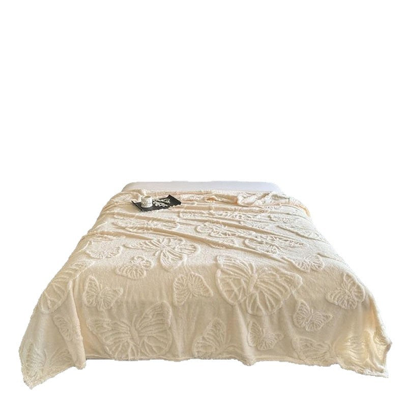 Ladies Luxurious Bedspread with Butterfly Pattern LoungeYard — product view 4