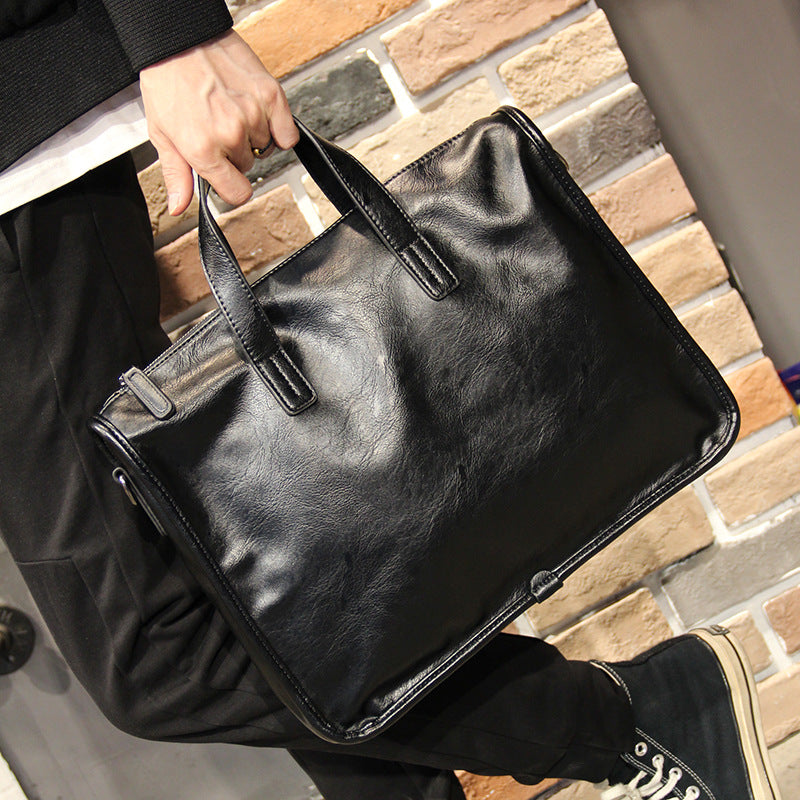 Elegant Briefcase in Minimalistic Style LoungeYard — product view 3
