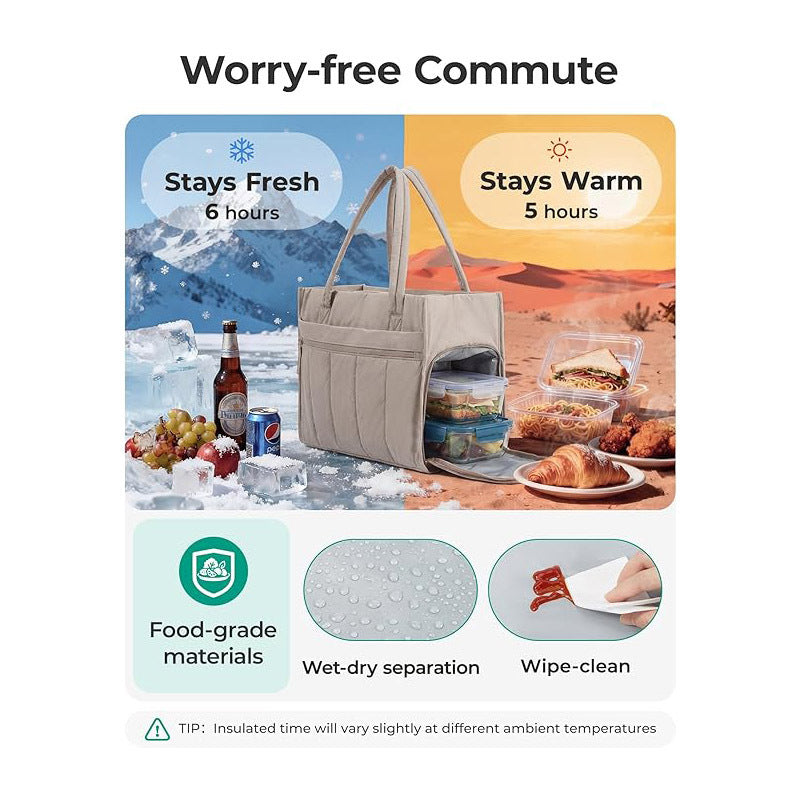 Multi-Purpose Insulated Lunch Tote LoungeYard — product view 4
