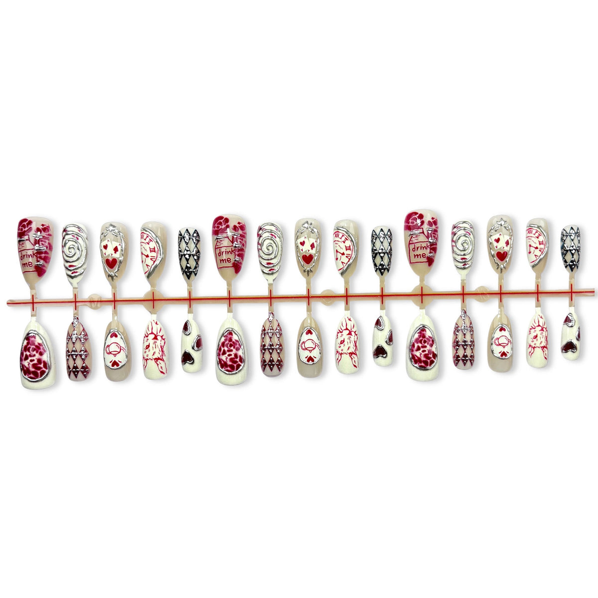 Artistic Fantasy-Themed Press-On Nail Set — product view 5
