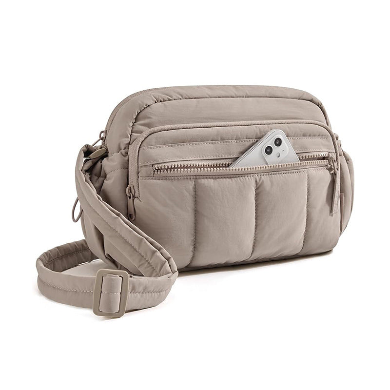 Multifunctional Quilted Shoulder Bag LoungeYard — product view 6