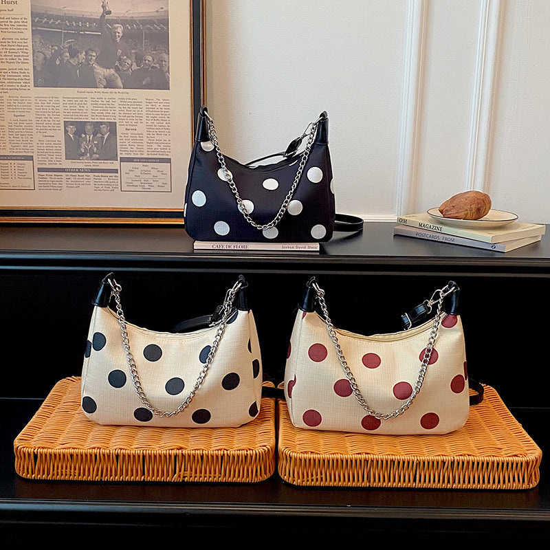 WoPolka Dot Patterned Crossbody Handbag LoungeYard — product view 1