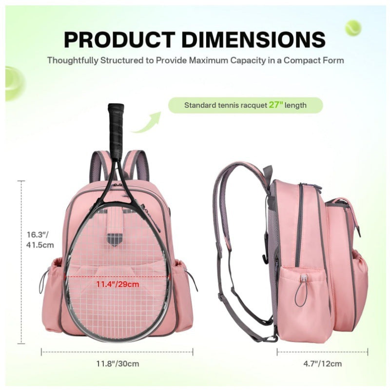 Multifunctional Tennis Backpack LoungeYard — product view 2