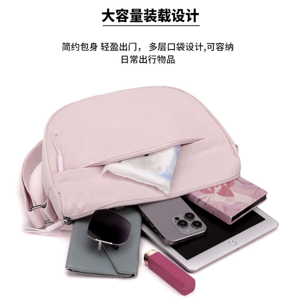 Shoulder bag with versatile compartments LoungeYard — product view 2