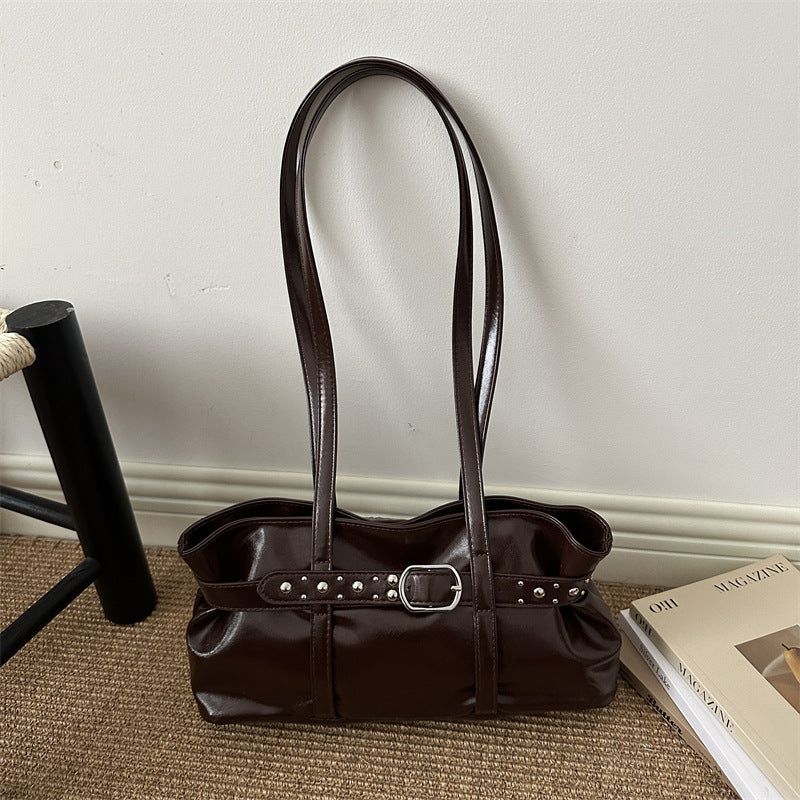 Elegant Soft Faux Leather Handbag — product view 4