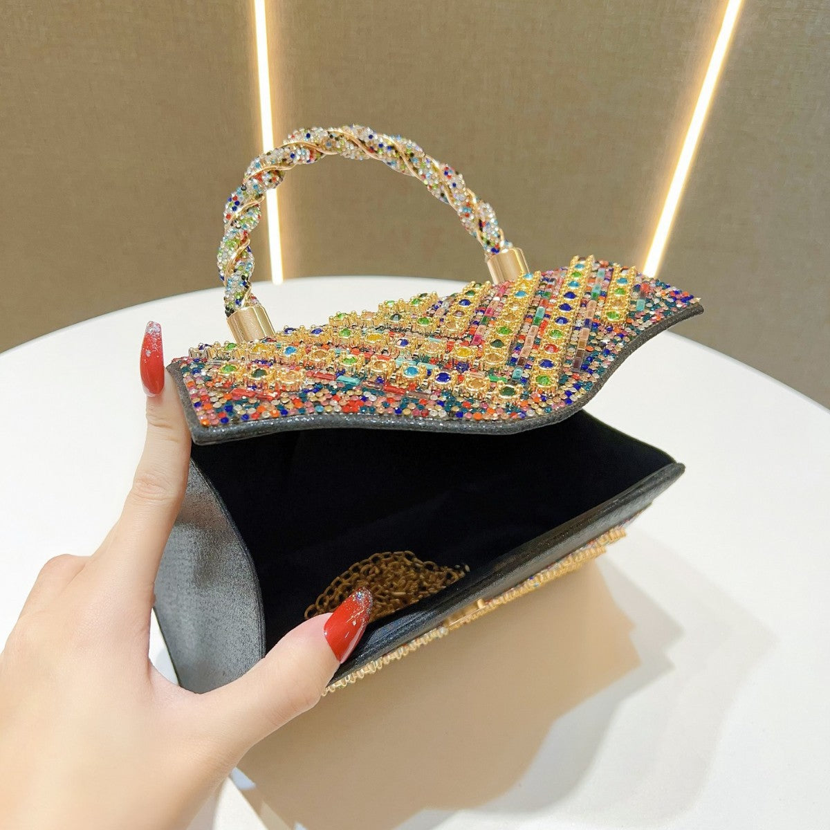 Structured Evening Handbag — product view 3