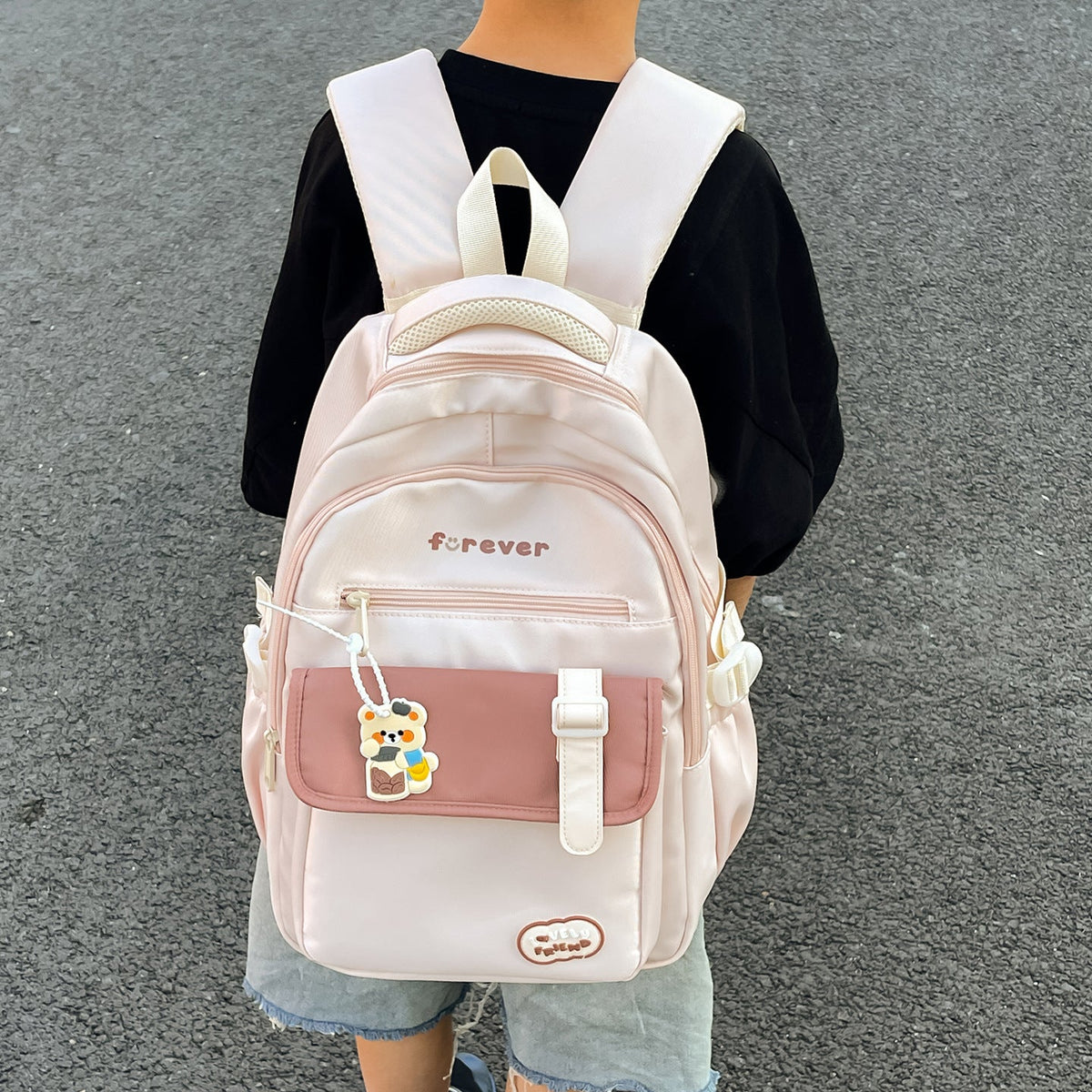 Charming Multi-Pocket Backpack LoungeYard — product view 2