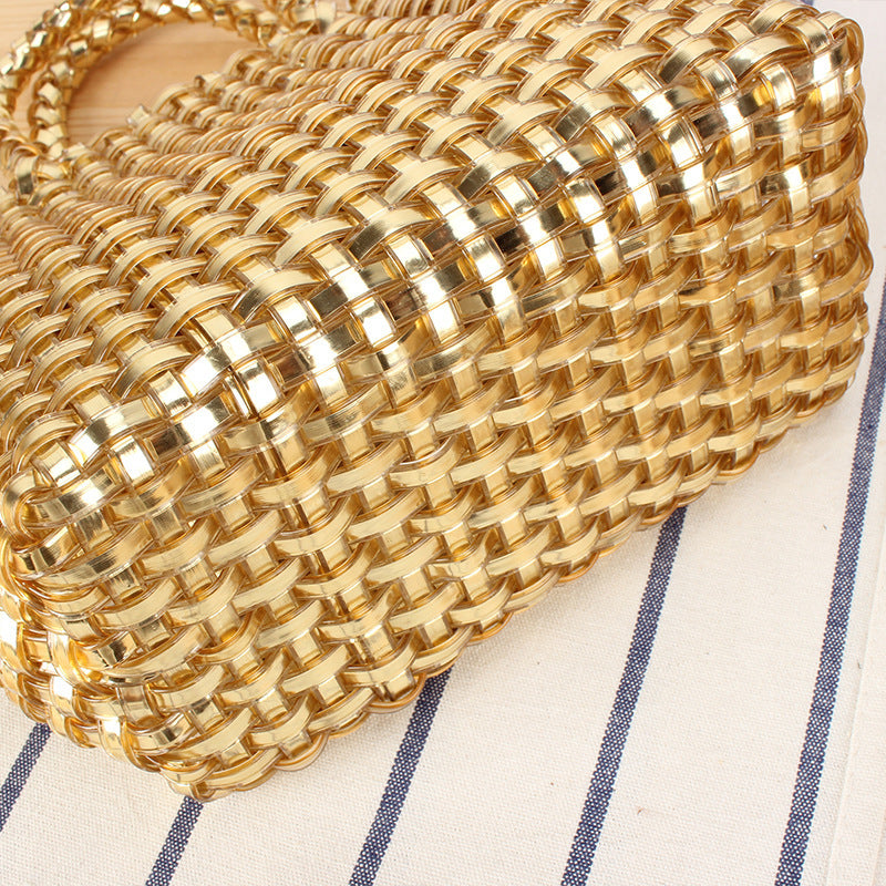 Refined wicker tote bag LoungeYard — product view 4