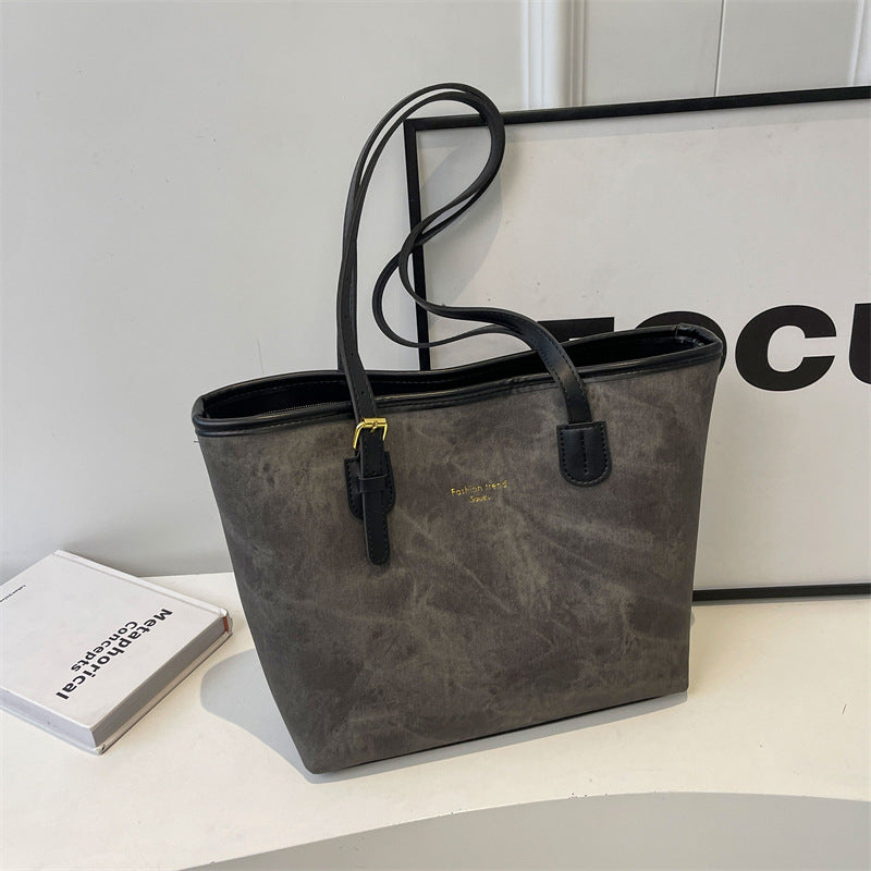 Stylish Zippered Tote Bag LoungeYard — product view 6
