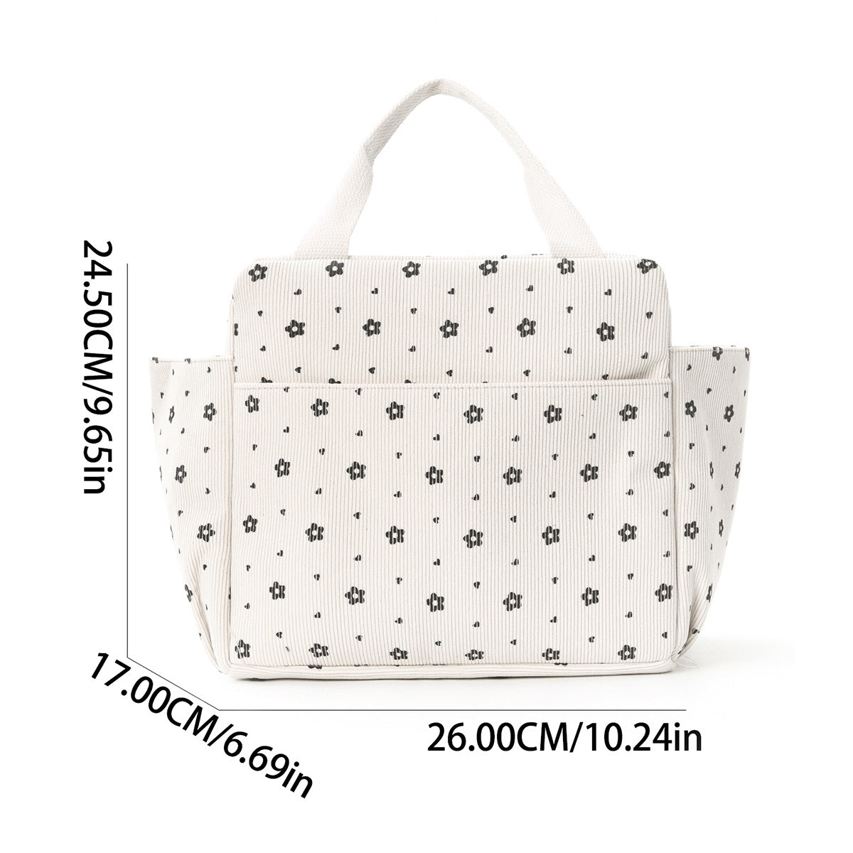 Practical Cosmetics Organizer Tote Bag LoungeYard — product view 4