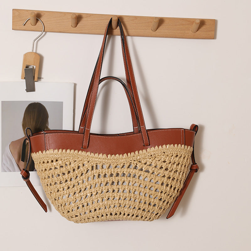 Handmade straw bag LoungeYard — product view 6