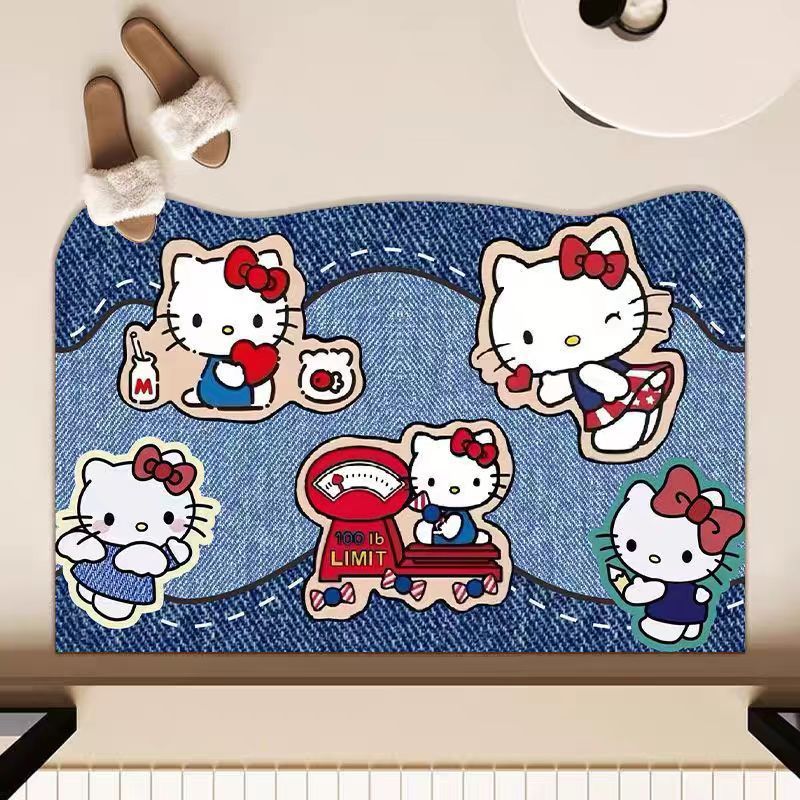 Cartoon-Themed Bath Mat — product view 1