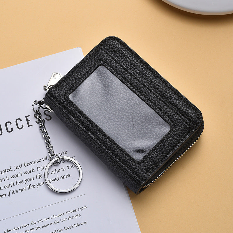 Textured Zip Around Card Holder LoungeYard — product view 7