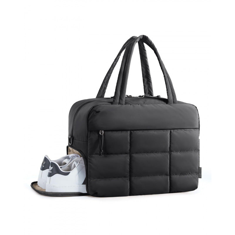 Multi-Functional Quilted Gym Duffel Bag LoungeYard — product view 6