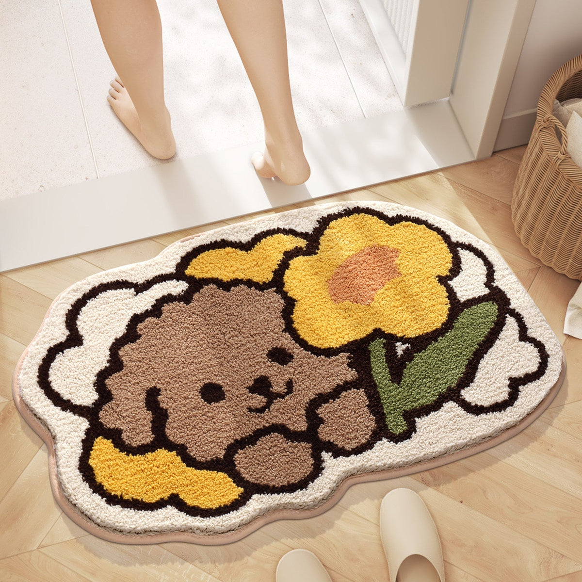 Fun Cartoon Bath Mat LoungeYard — product view 3