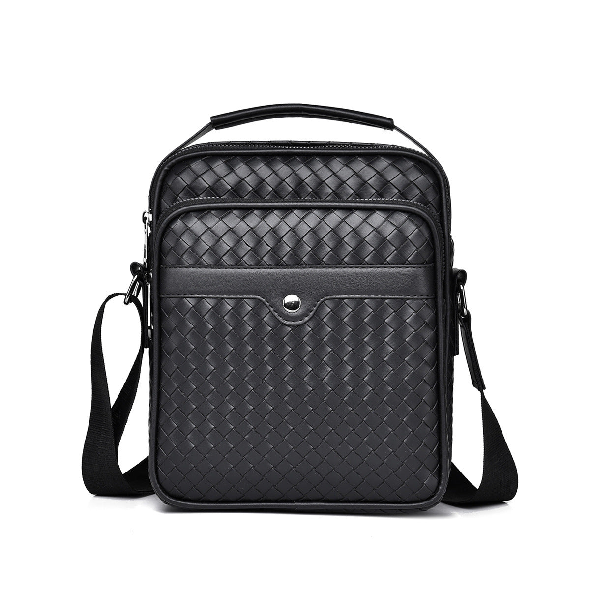 Stylish and Practical Briefcase with Braided Design LoungeYard — product view 7