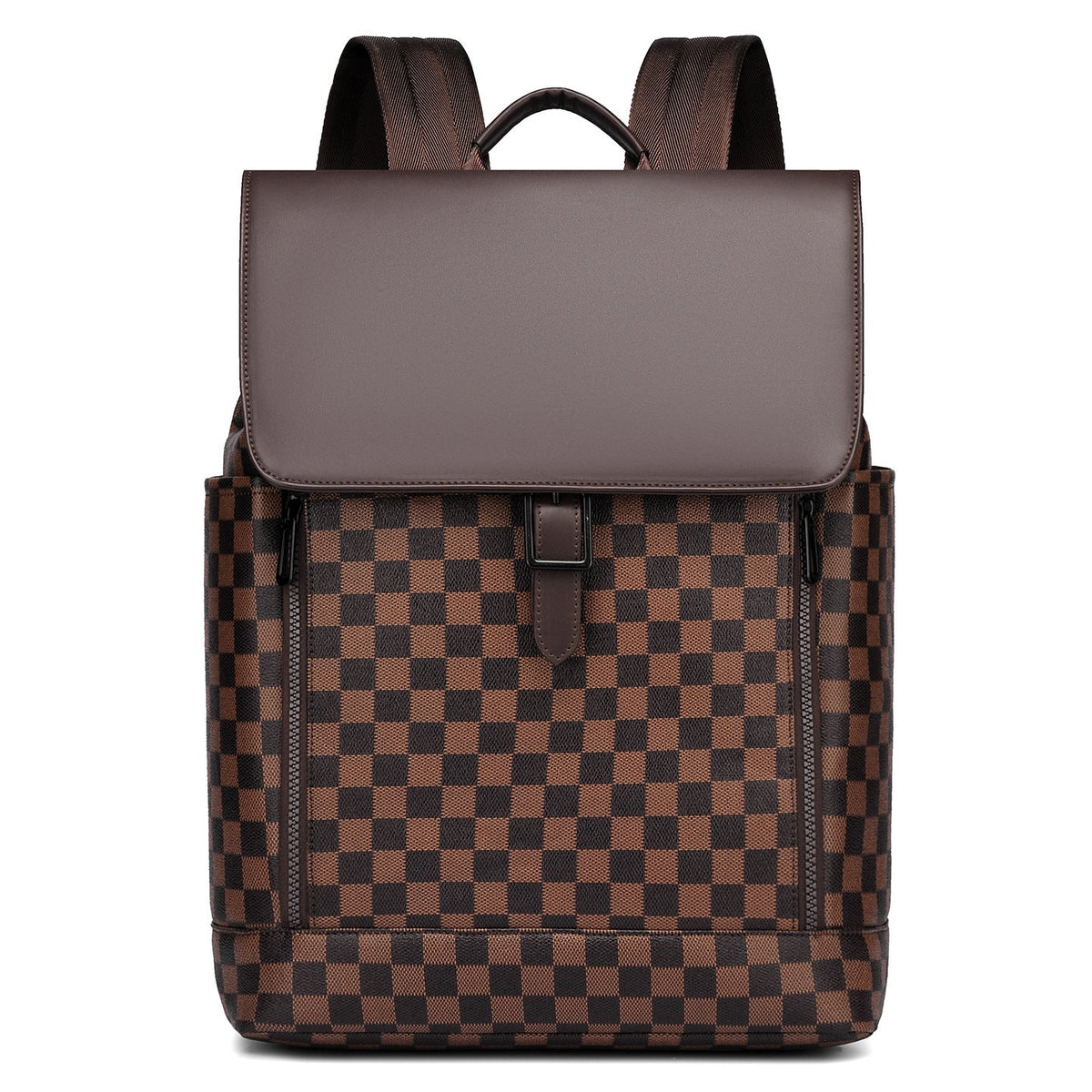 Sleek Dual-Compartment Laptop Backpack LoungeYard — product view 3