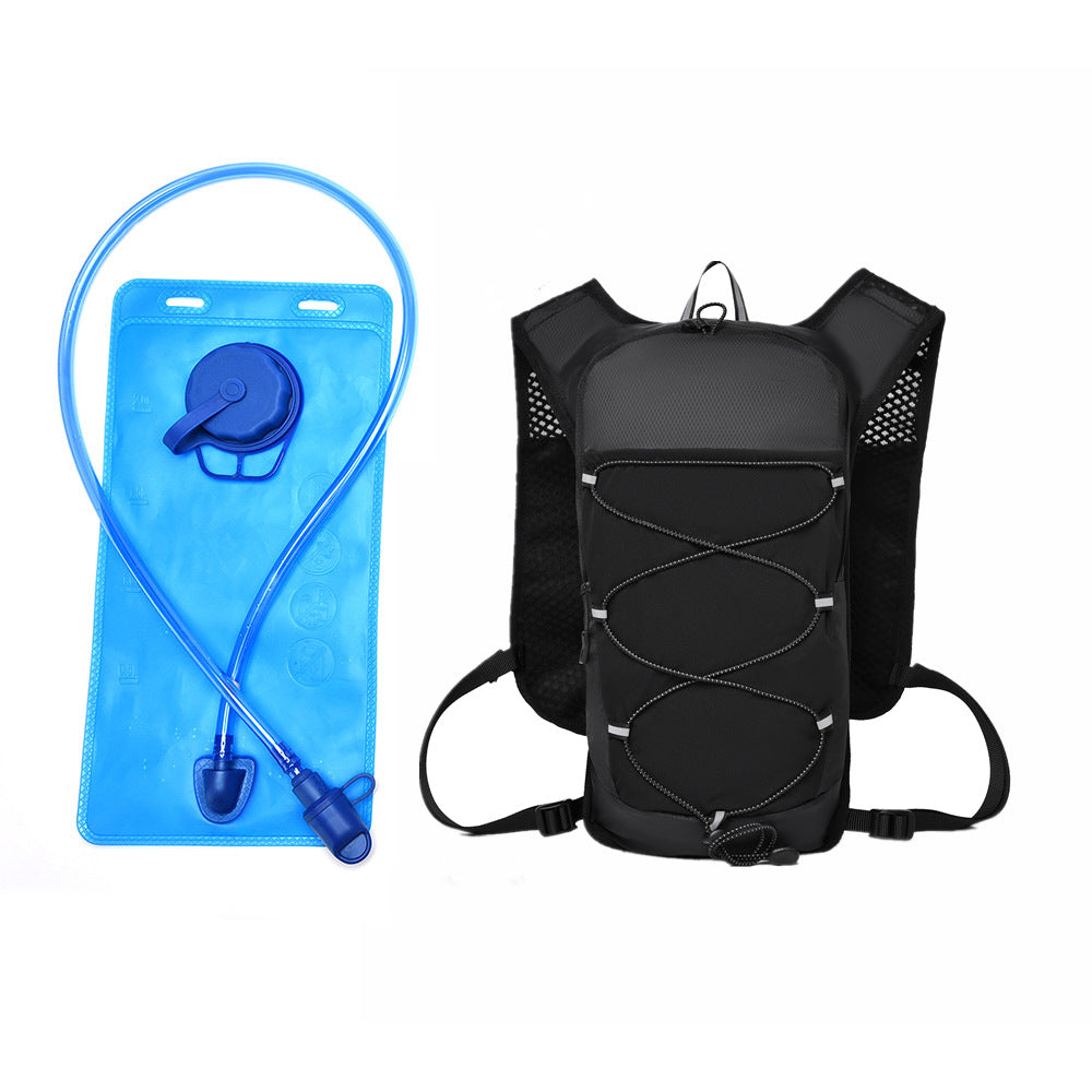 Unisex nan lighter hydration backpack with 2-liter hydration bladder and breathable mesh back LoungeYard — product view 6