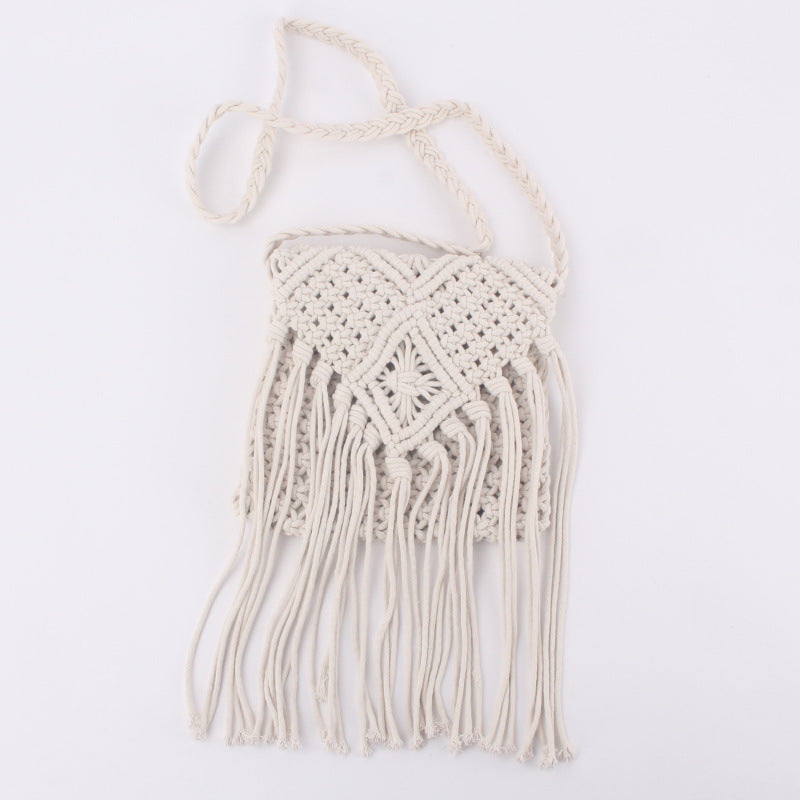 Hand-knotted fringe bag LoungeYard — product view 7