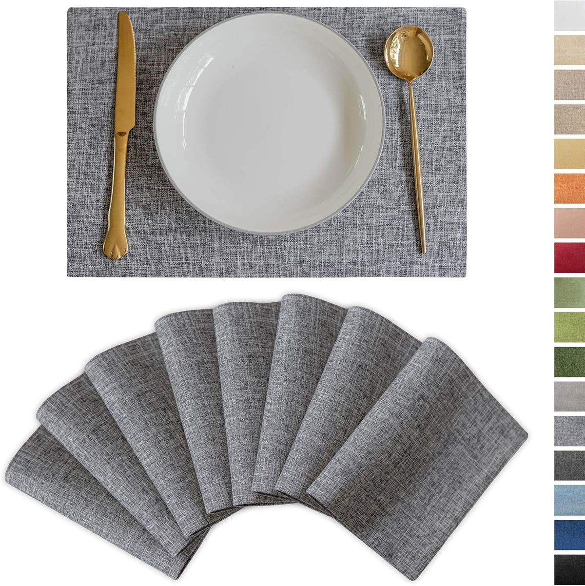 Elegant Dining Table Placemat Bowlift — product view 6