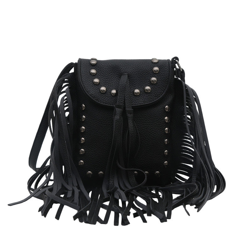 Bohemian Fringe Backpack — product view 2