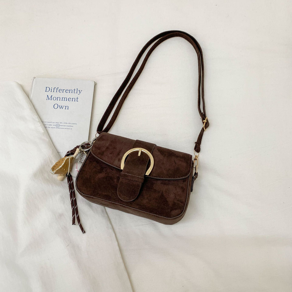 Elegant Suede Crossbody Purse — product view 7