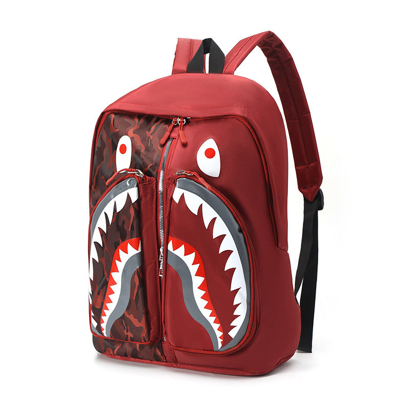 Shark-Themed Cartoon Backpack — product view 4