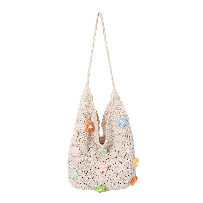 Ethically Crafted Handwoven Crochet Tote Bag LoungeYard — product view 5
