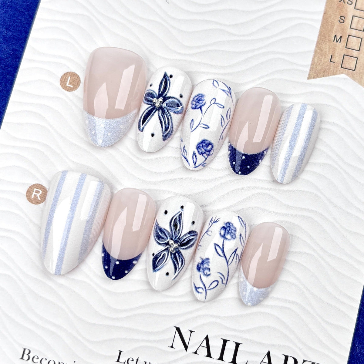 Artful Floral Press-On Nail Set — product view 2