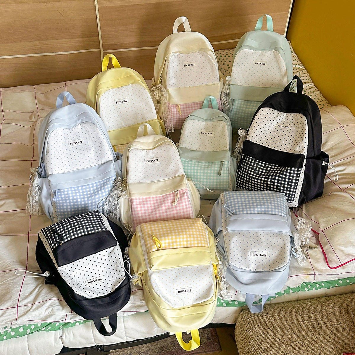 Charming Patterned Daily Backpack LoungeYard — product view 4