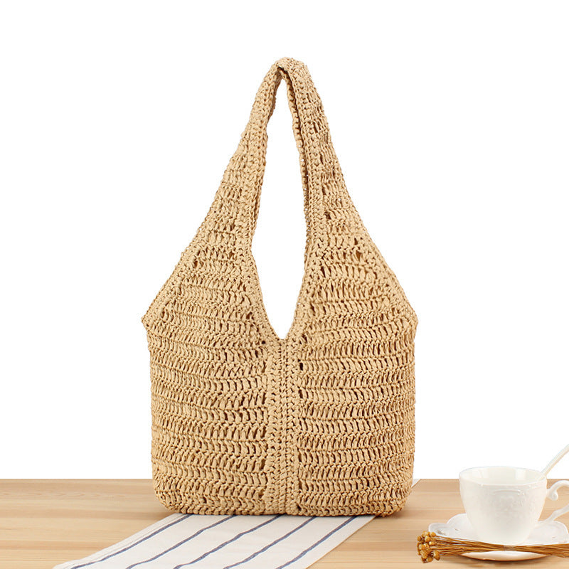 Handmade Macrame Tote Bag LoungeYard — product view 4