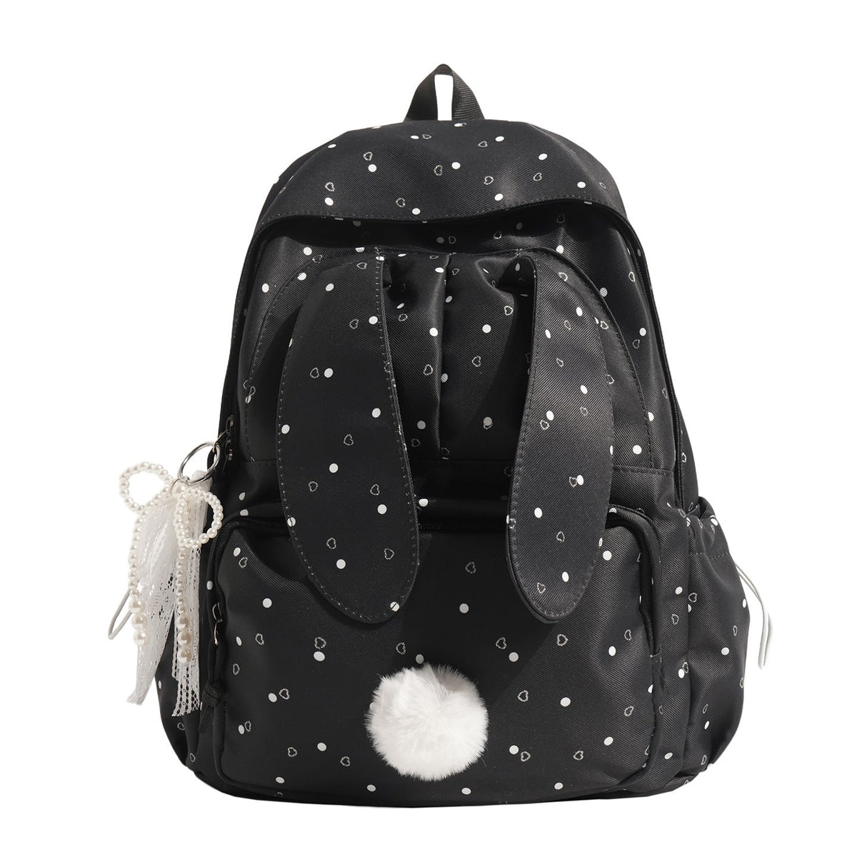 Kids' Cute Bunny-Design School Backpack LoungeYard — product view 5