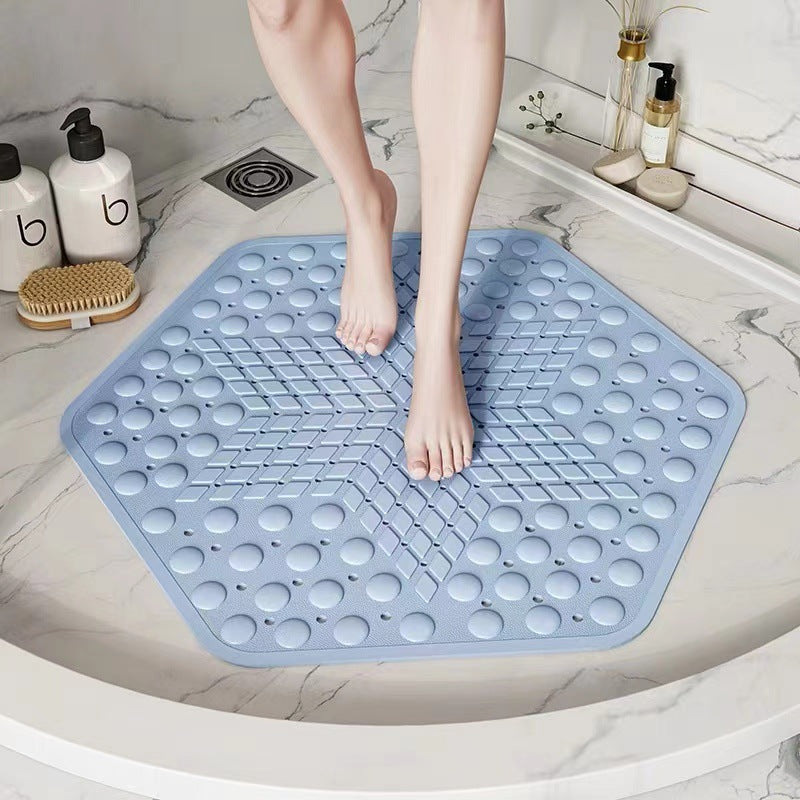 Hexagonal Anti-Slip Shower Mat Bowlift — product view 3