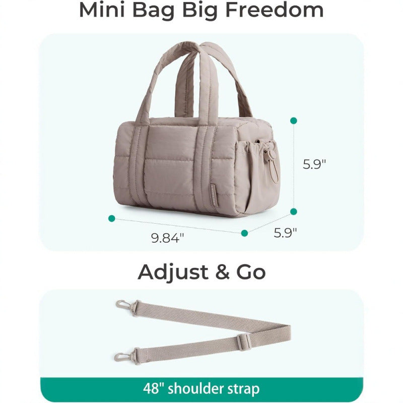 Spacious Padded Weekender Handbag LoungeYard — product view 3