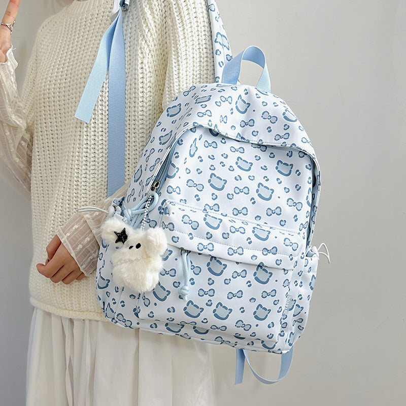 Cute Printed Backpack LoungeYard — product view 3