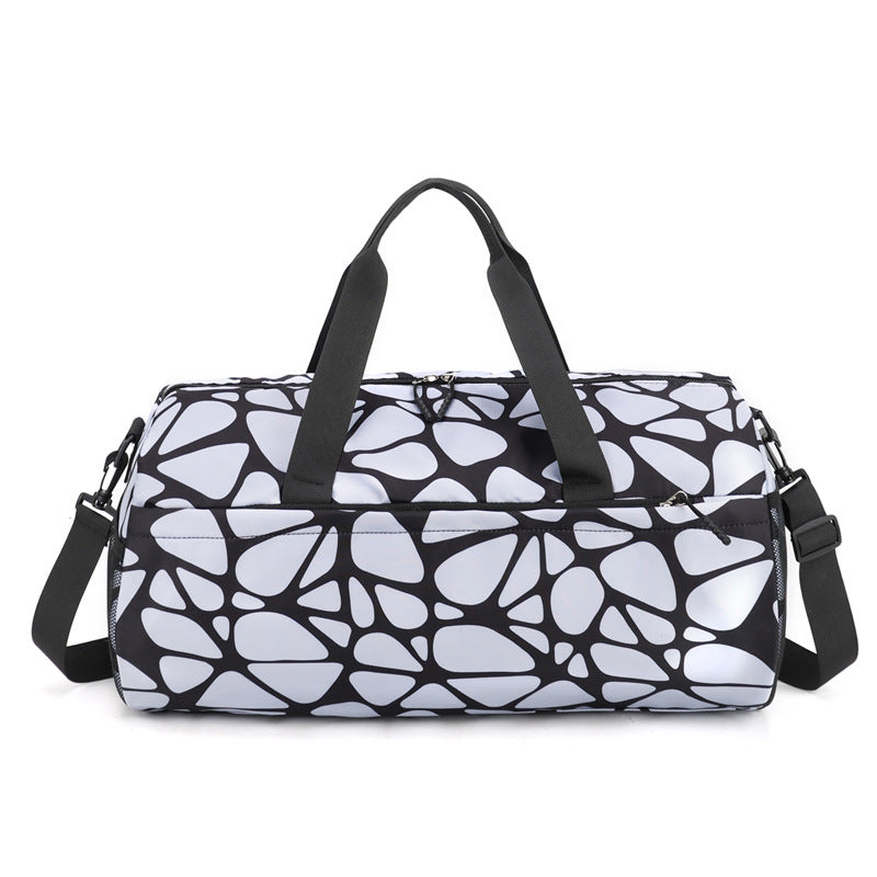 Stylish Patterned Gym Duffel Bag LoungeYard — product view 5
