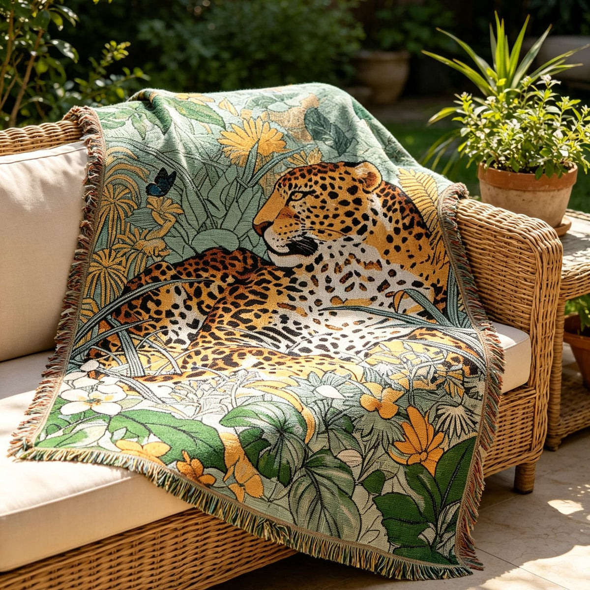 Decorative Animal-Themed Throw Blanket — product view 7