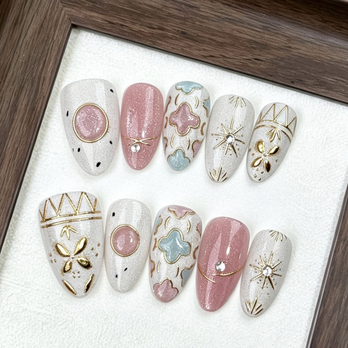 Decorative Press-On Nail Art Set 1790745680 — product view 4