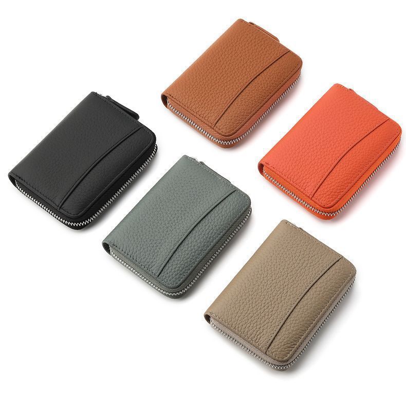 Durable Leather Zip Wallet LoungeYard — product view 1