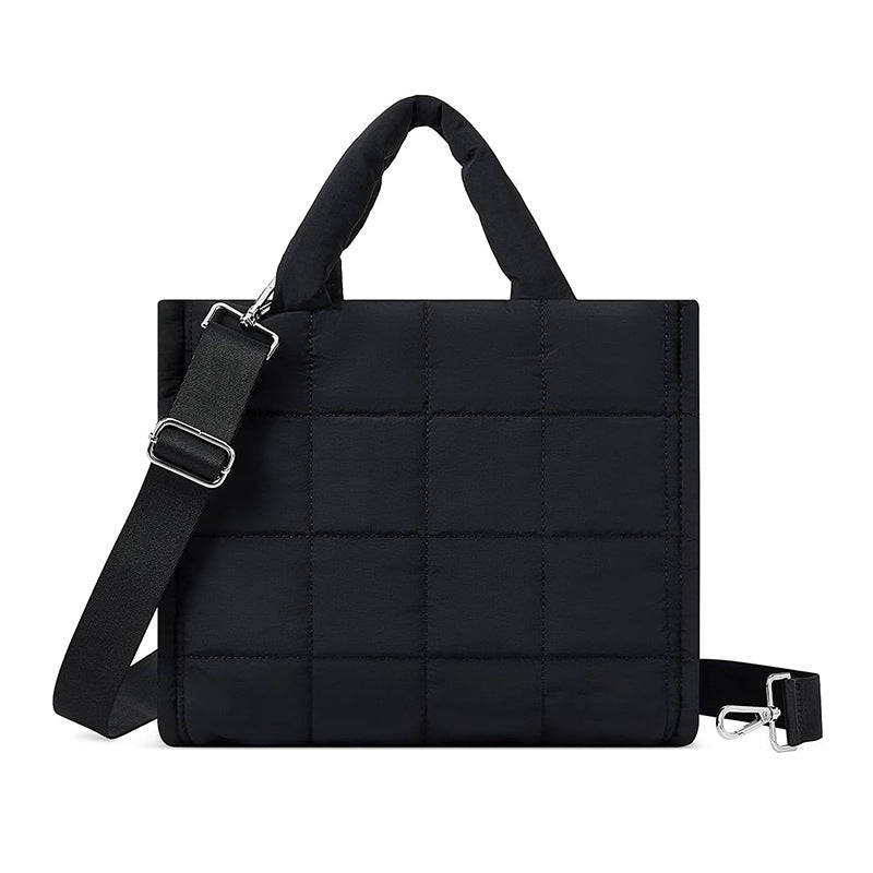Fashionable Shoulder Bag Made of Quilted Material LoungeYard — product view 6
